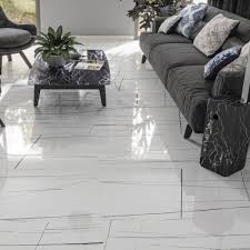 sahara white gloss wall floor gres