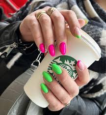 pink neon nails 30 styles that willl