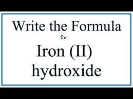 iron ii hydroxide structure
