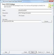 sql server export to excel using ssis