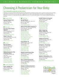 choosing a pediatrician for your child