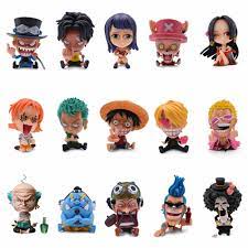 Anime One Piece Luffy Nami Ace Franky Zoro Sanji Boa Figure Toy Model Xmas  Gift | eBay