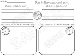 Telling Time A M And P M Activities Centers Worksheets And Anchor Charts