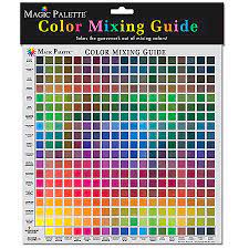 magic palette color mixing guides