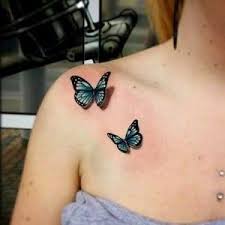 The three butterflies have been joined all the way up appearing as if to rest on the leg. See Ideas About 3d Tattoos That Will Blow Your Mind Tattooli Com