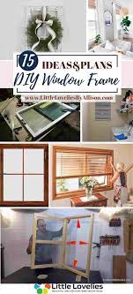 Your window frames will be clean in no time! 15 Ideas On Building Diy Window Frame