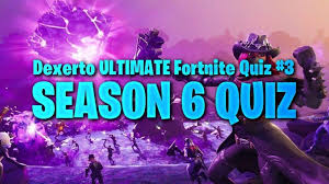 Who is the best fortnite player? Dexerto Ultimate Fortnite Quiz 3 Season 6 Quiz Hard