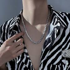 men necklace korean style necklace