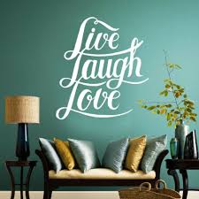 Live Love Laugh Wall Sticker Quotes