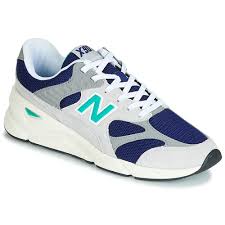 It's the perfect combination of comfort and style with a chunky, bold look. New Balance X90 Grey Blue Fast Delivery Spartoo Europe Shoes Low Top Trainers 88 00