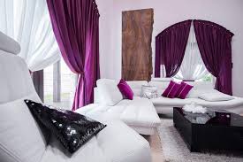 12 pretty in purple living room