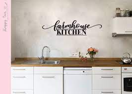 Farmhouse Kitchen Wall Vinyl Decal
