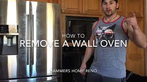 How To Remove A Wall Oven - YouTube