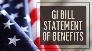 gi bill statement of benefits