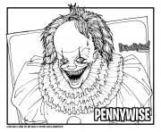 Pennywise it coloring pages how to draw for children. Pennywise Coloring Pages To Print Pennywise Printable