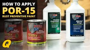 apply por 15 rust preventive paint