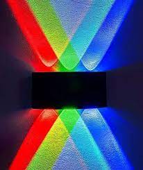 Multi Colour 6 W Rgb Led Wall Light