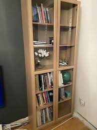 ikea billy bookcase with glass doors