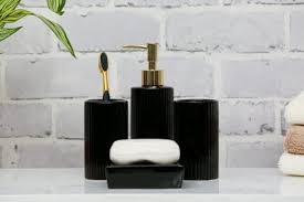 Free shipping on orders over $175. Black Bath Accessory Sets