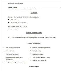 Entry Level Business Analyst Resume Examples