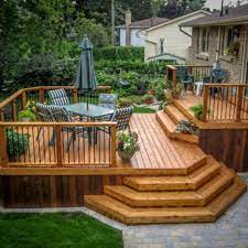 Backyard Patio Deck Decks Backyard