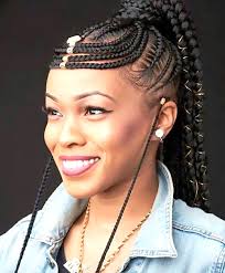 Hairstyles with bangs start simple, by cutting the front of the hair shorter than the rest. Pin On Box Braids