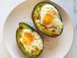 baked egg in avocado recipe hint of