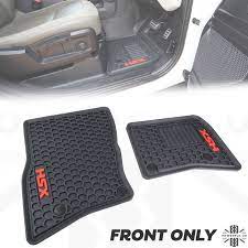 rubber floor mat 2pc set front mats