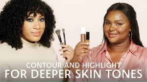 highlight for deeper skin tones