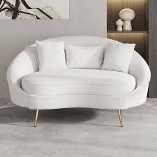 Curved Sofa Toss Pillow
