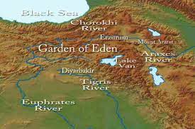 was the garden of eden located in