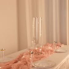 Tall Clear Glass Cylinder Vases Wedding