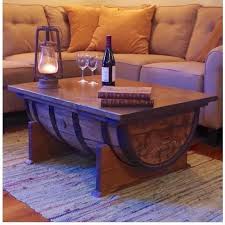 Whiskey Barrel Coffee Table River