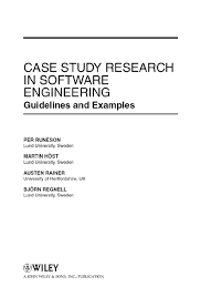 Case study research, in which the subject of the research is studied within its social, political, organisational, or economic context, is one of the for example, one case study can incorporate surveys, interviews, direct observation, and archival research. Title Page Case Study Research In Software Engineering Guidelines And Examples Book
