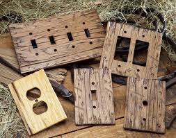 Switchplates Reclaimed Barn Wood