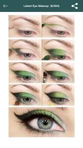 latest eye makeup step by step by