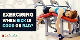 should you sweat out while sick
