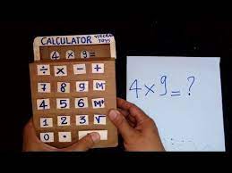 a calculator that works from cardboard