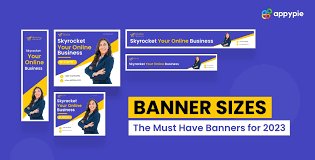 standard banner size for website