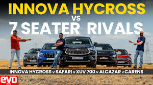 innova hycross vs safari vs xuv700 vs