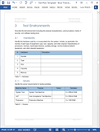 test plan templates ms word excel