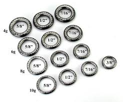 10g 4g Black Titanium Coated Stainless Steel Segment Ring