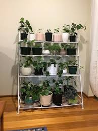 Wrought Iron Ladder Shelves Plant Stand