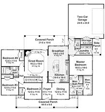 Country House Plan With 4 Bedrooms And