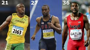 fastest 100m time recorded at every age