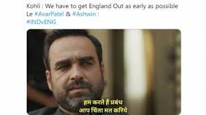 Eng tour to ind, 2021 match : Twitter Has The Best Memes As India Beats England And Ashwin Axar Impress In 3rd Test Trending News News
