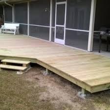 Best i could tell they were just fire treated, i was pretty impressed. Deck Foundations Alternative Ways To Support Decks