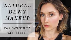 natural dewy makeup feat rms beauty