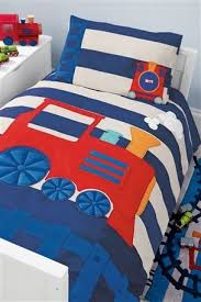 toddler train bed set from the next