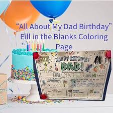 cj m happy birthday dad coloring page